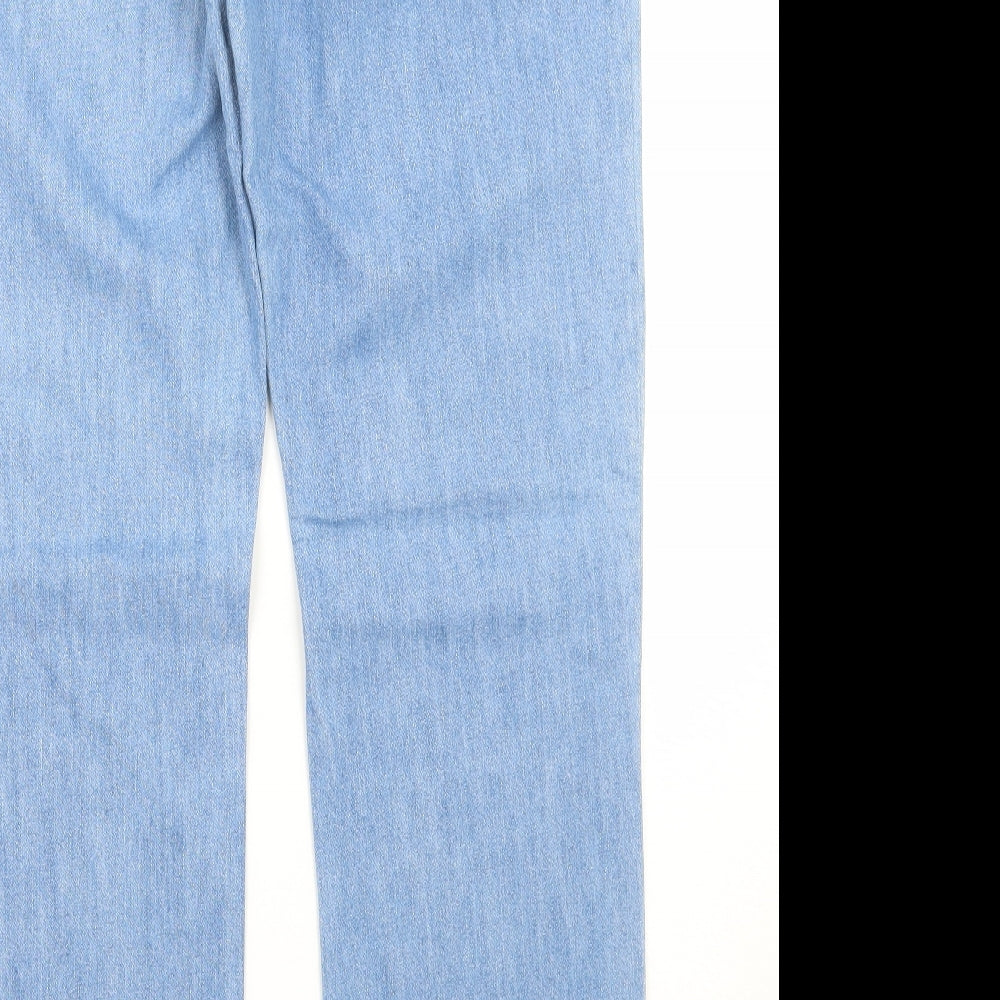 Being casual Womens Blue Straight Jeans Size 10 L32 in