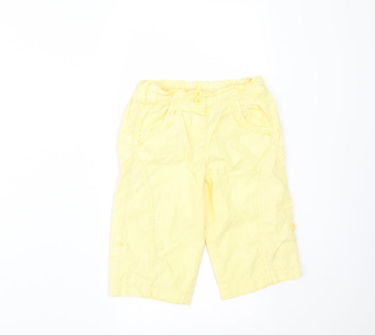 Cherokee Girls Yellow Chino Shorts Size 2-3 Years
