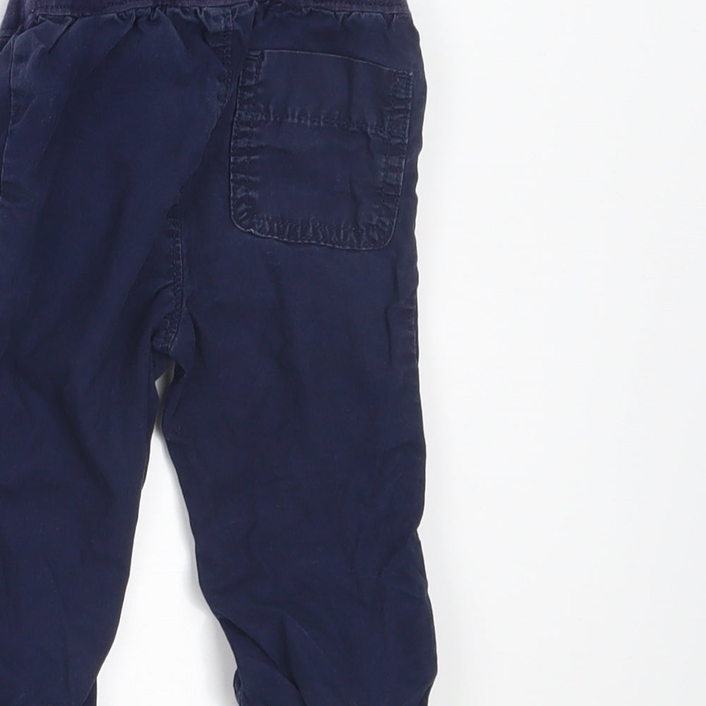 Brand and care label for Gap Baby Blue Jogger Trousers, size 9-12, Months