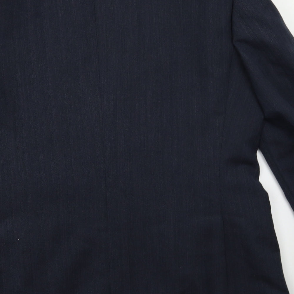 Mens UK Size 38 Greenwoods Regular Blue Suit Jacket