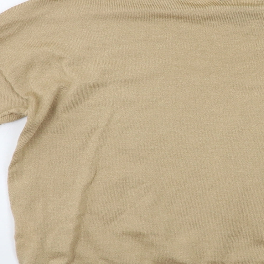 Womens UK Size S New Look Beige Pullover Jumper