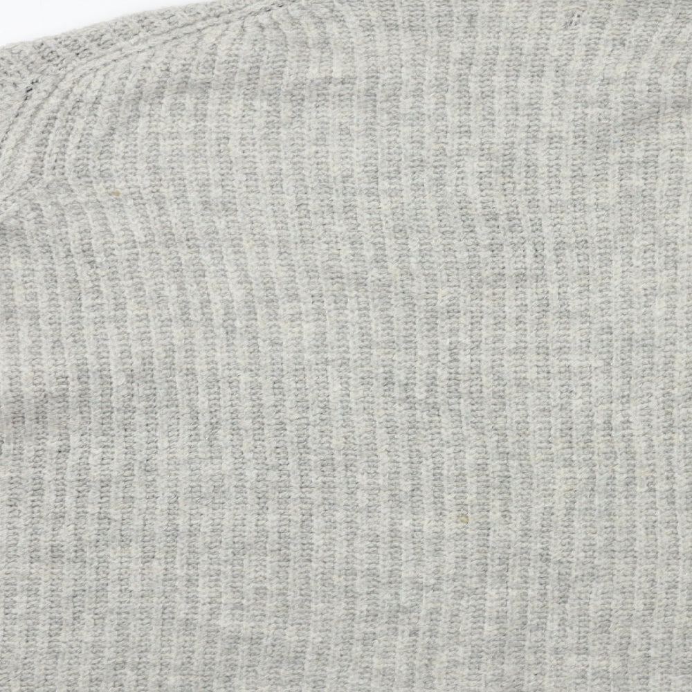 Bershka Womens Grey Pullover Jumper Size L