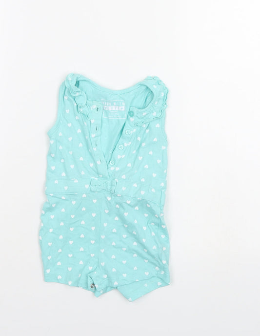 Made with love Girls Blue Shorts One-Piece Size 9-12 Months
