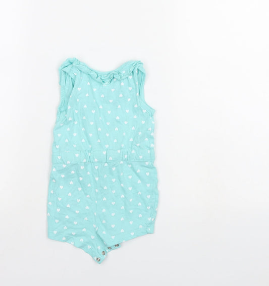 Made with love Girls Blue Shorts One-Piece Size 9-12 Months