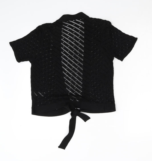 BHS Womens Black Cardigan Jumper Size 10