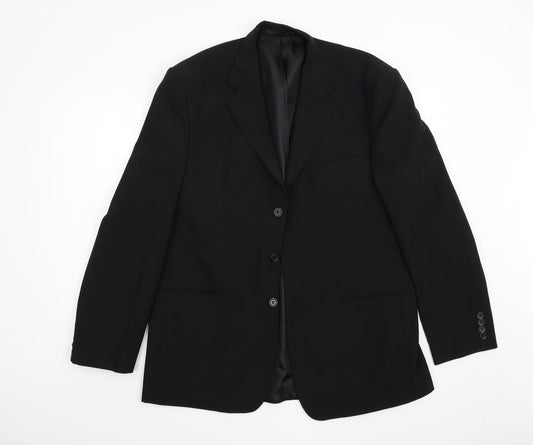 Womens UK Size 42 F&F Regular Black Suit Jacket
