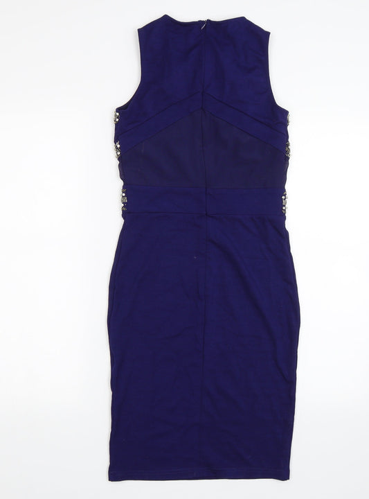 TFNC Womens Blue Bodycon Size S