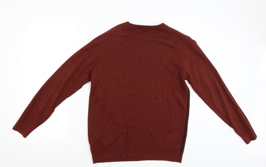 Womens UK Size L NEXT Red Pullover Jumper