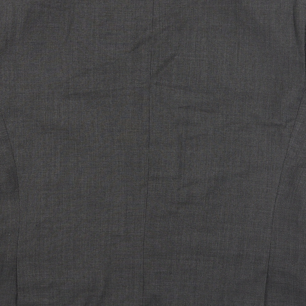 Alfred Brown Mens Grey Jacket Blazer Size 42