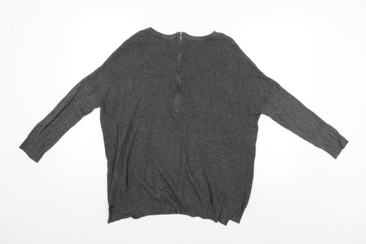 Womens UK Size 10 Atmosphere Grey Pullover Jumper