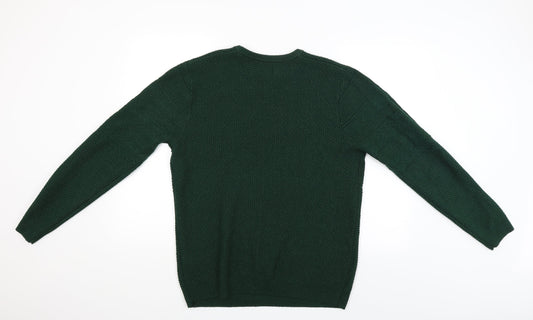 AW85 Womens Green Pullover Jumper Size L