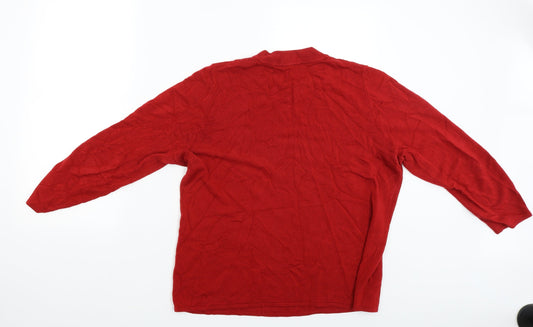 love knitwear Womens Red Pullover Jumper Size 20