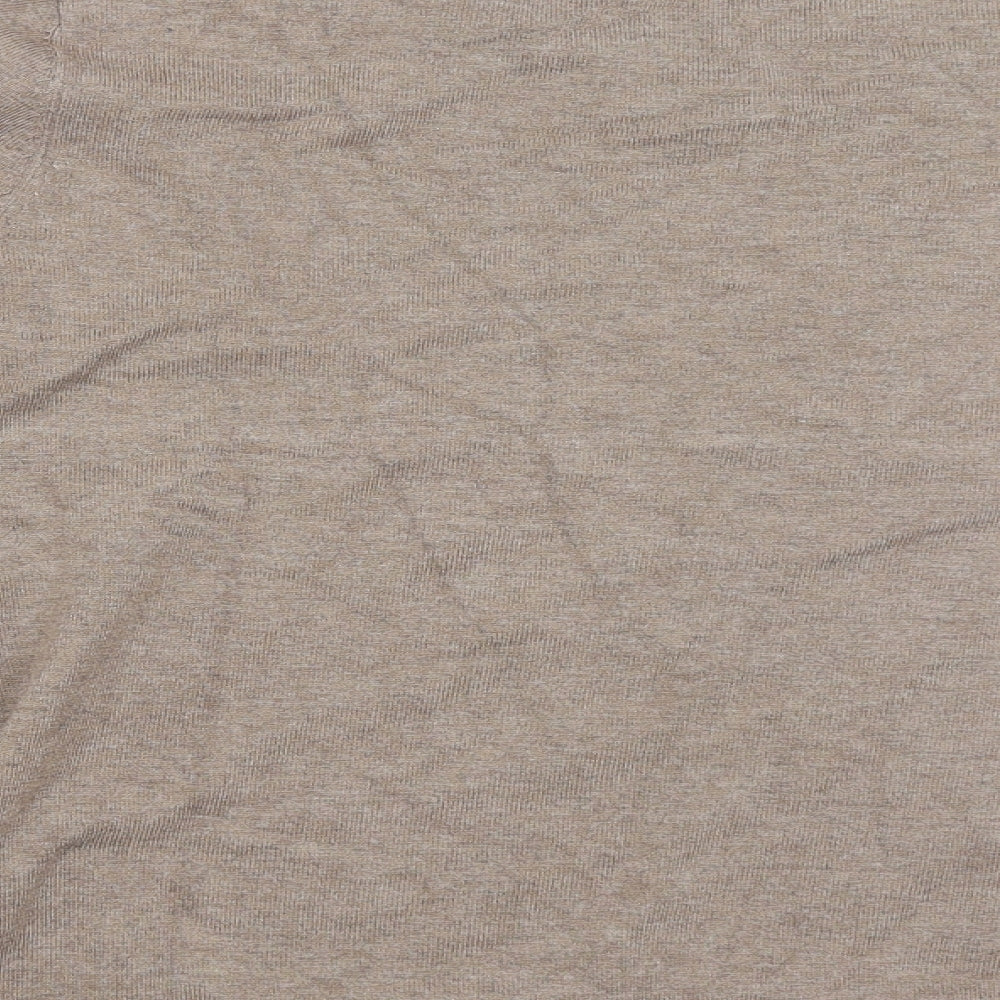 Womens UK Size L Preworn Beige Pullover Jumper