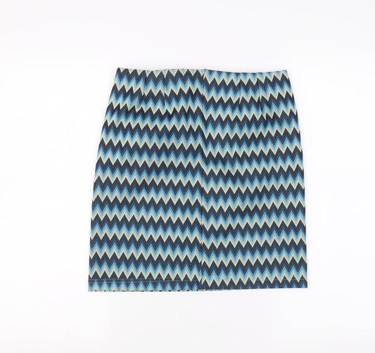 Cosmart Womens Blue A-Line Skirt Size S