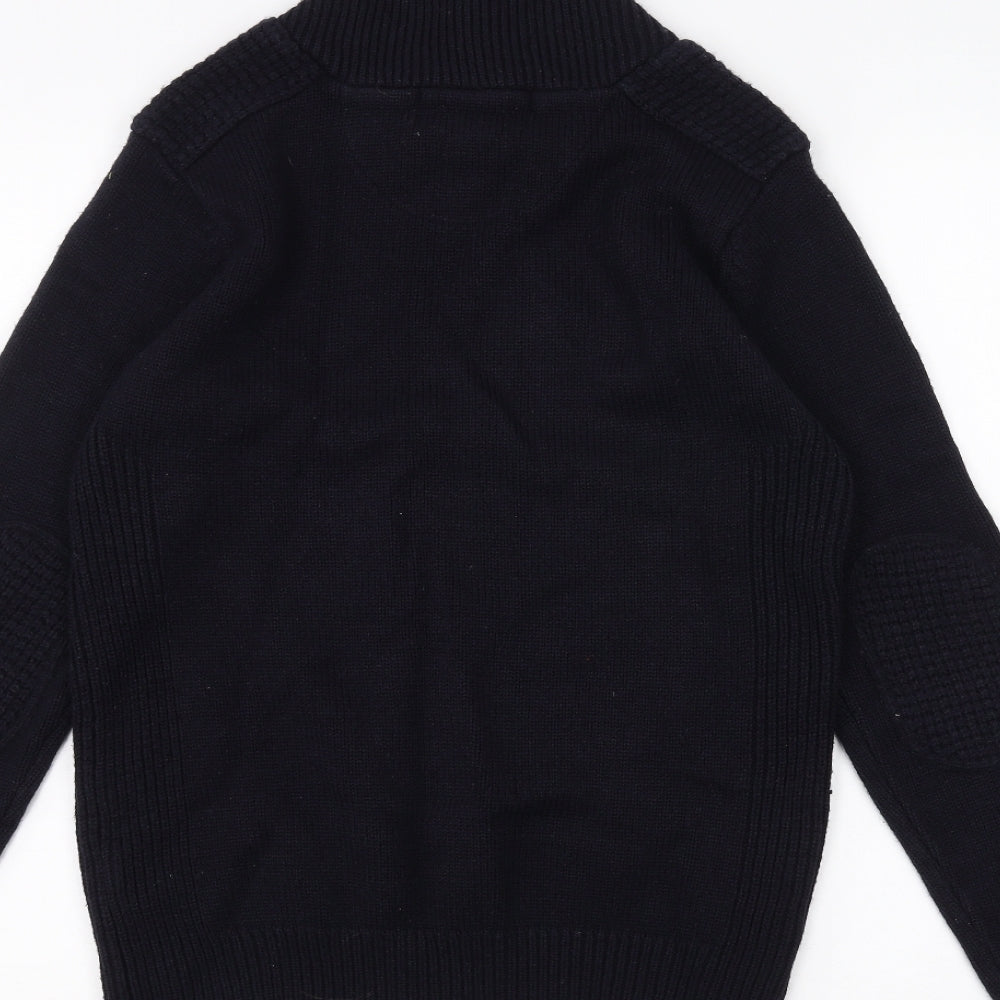 Twisted Soul Mens Blue Pullover Jumper Size M