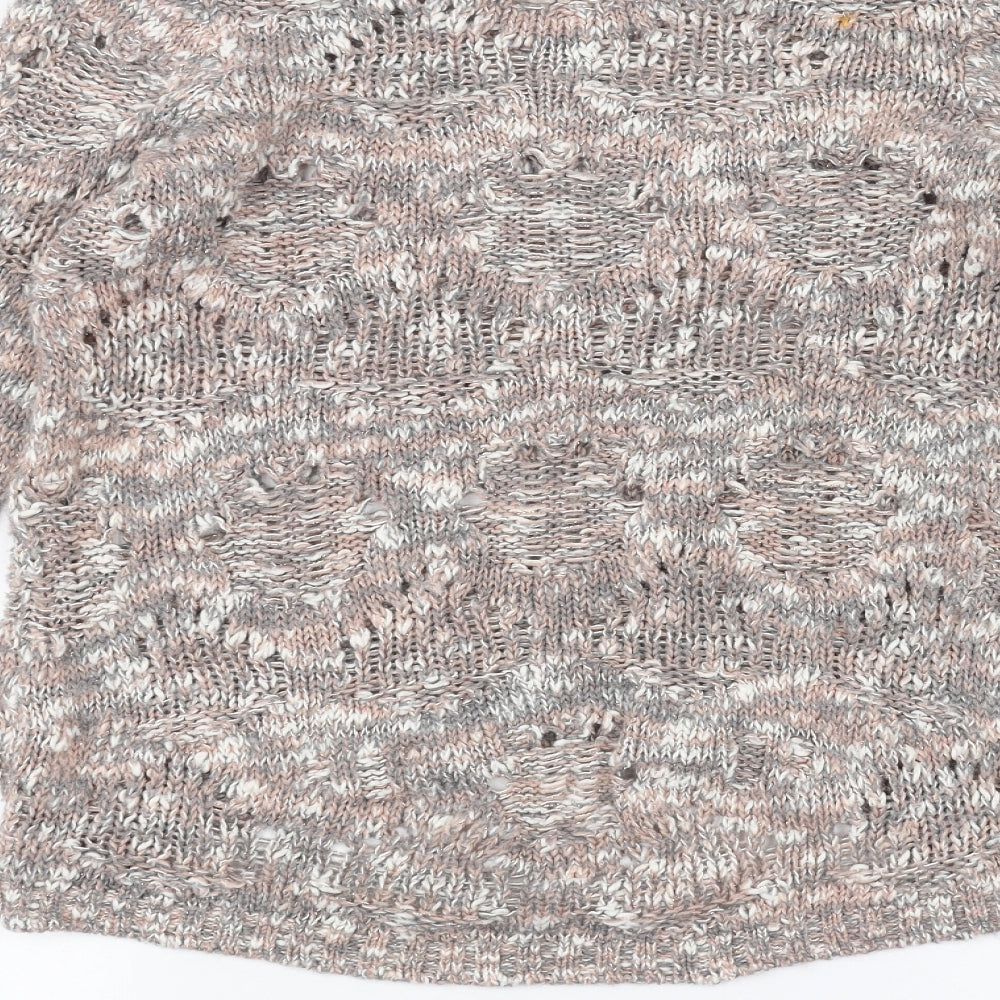 Womens UK Size 6 New Look Grey Pullover Jumper