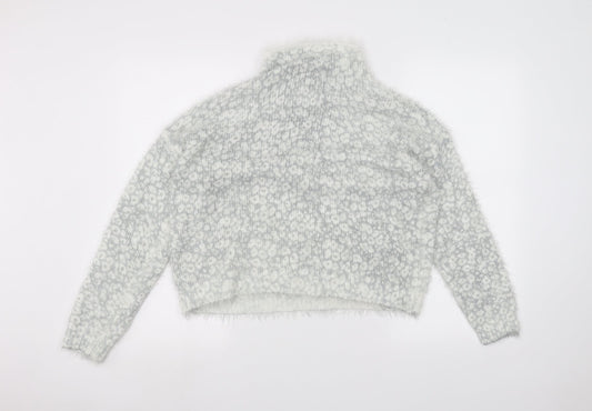 Womens UK Size 14 NEXT White Pullover Jumper