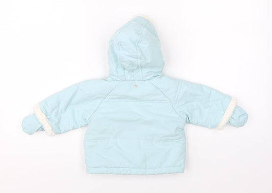 Colin & Colline Girls Blue Jacket Size 0-3 Months