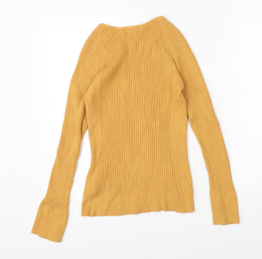 Primark Womens Yellow Pullover Jumper Size M