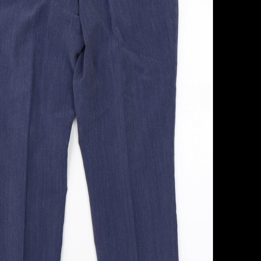 Classic Womens Blue Trousers Size 12 L26 in