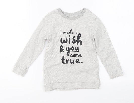 George Baby White Pullover Jumper Size 12-18 Months