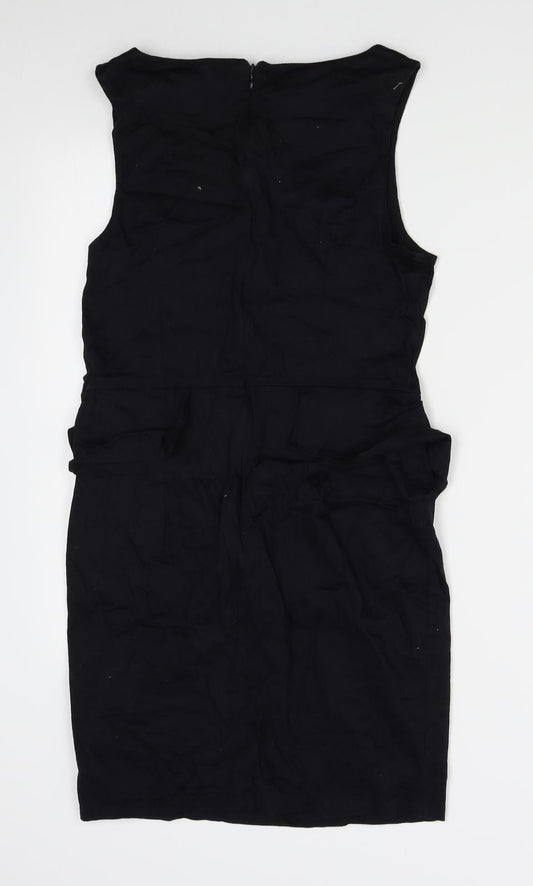 ax Womens Black Pencil Dress Size 14