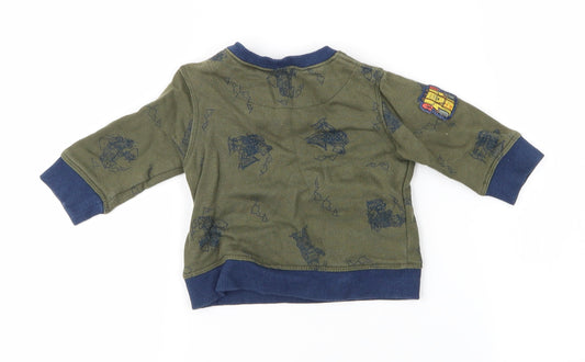 La Compagnie des Petits Baby Green Pullover Jumper Size 6-9 Months