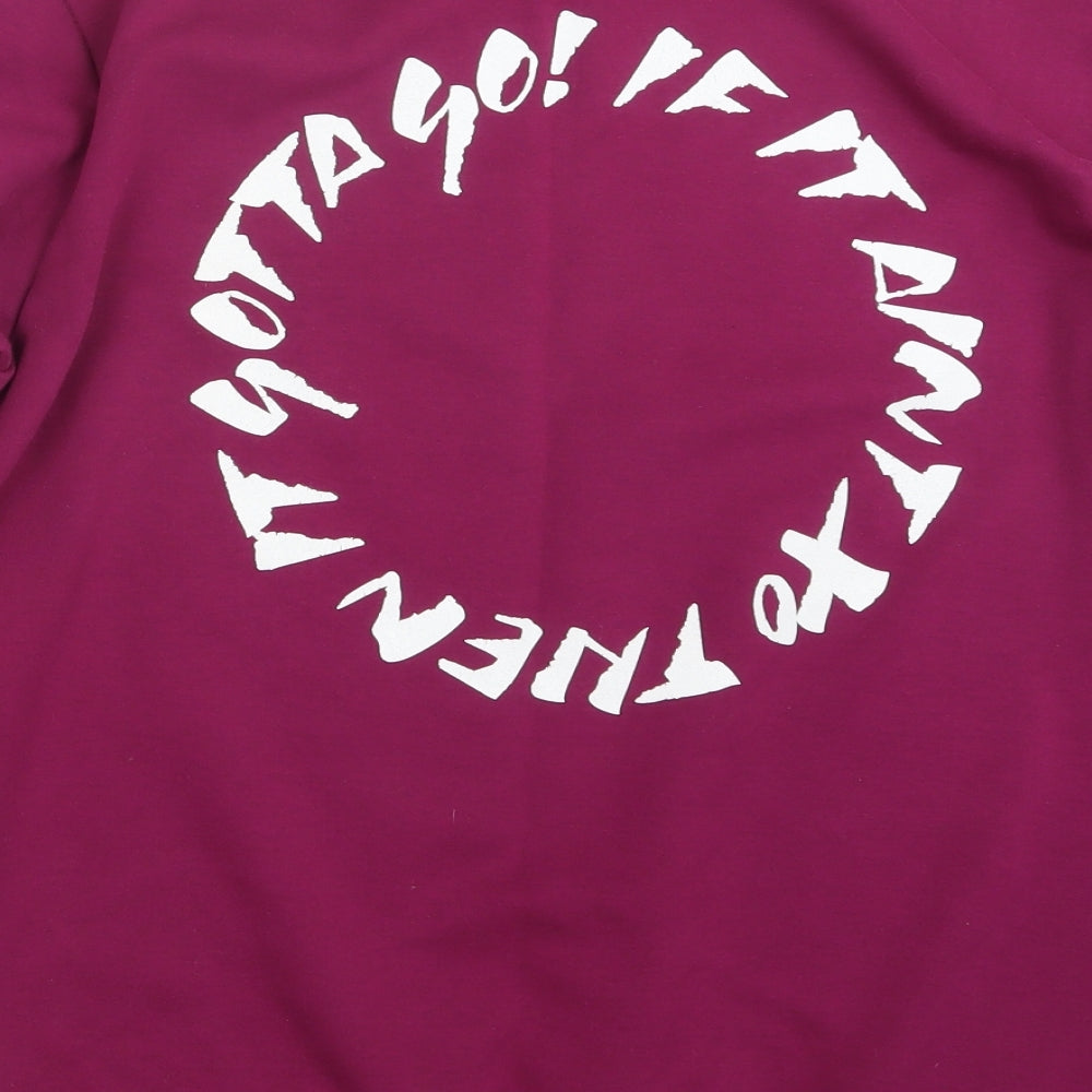 H&M Mens Purple Pullover Jumper Size L