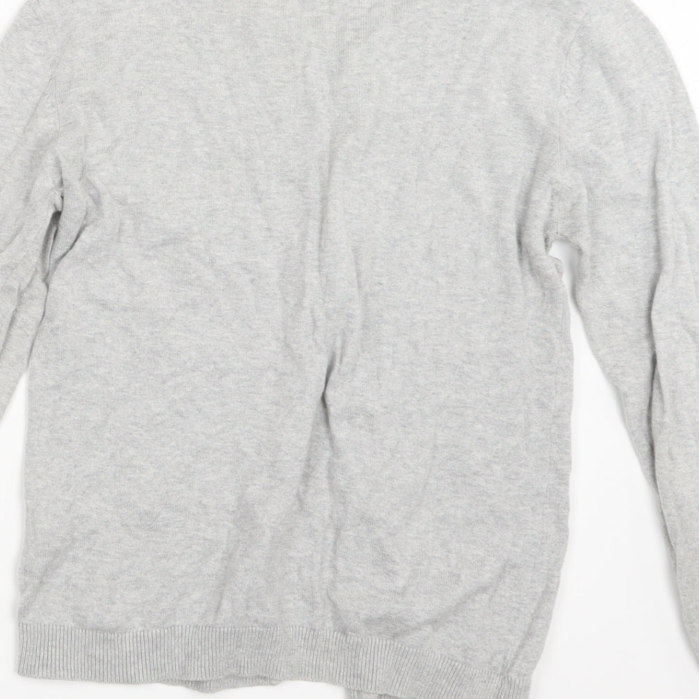 Primark Womens Grey Knit Cardigan Jumper Size 12