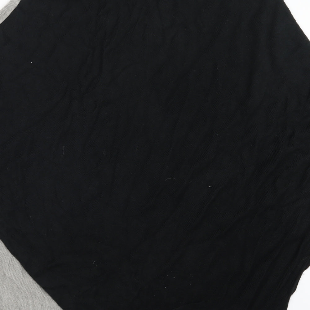 F&F Womens Black Knit Cape Jumper One Size