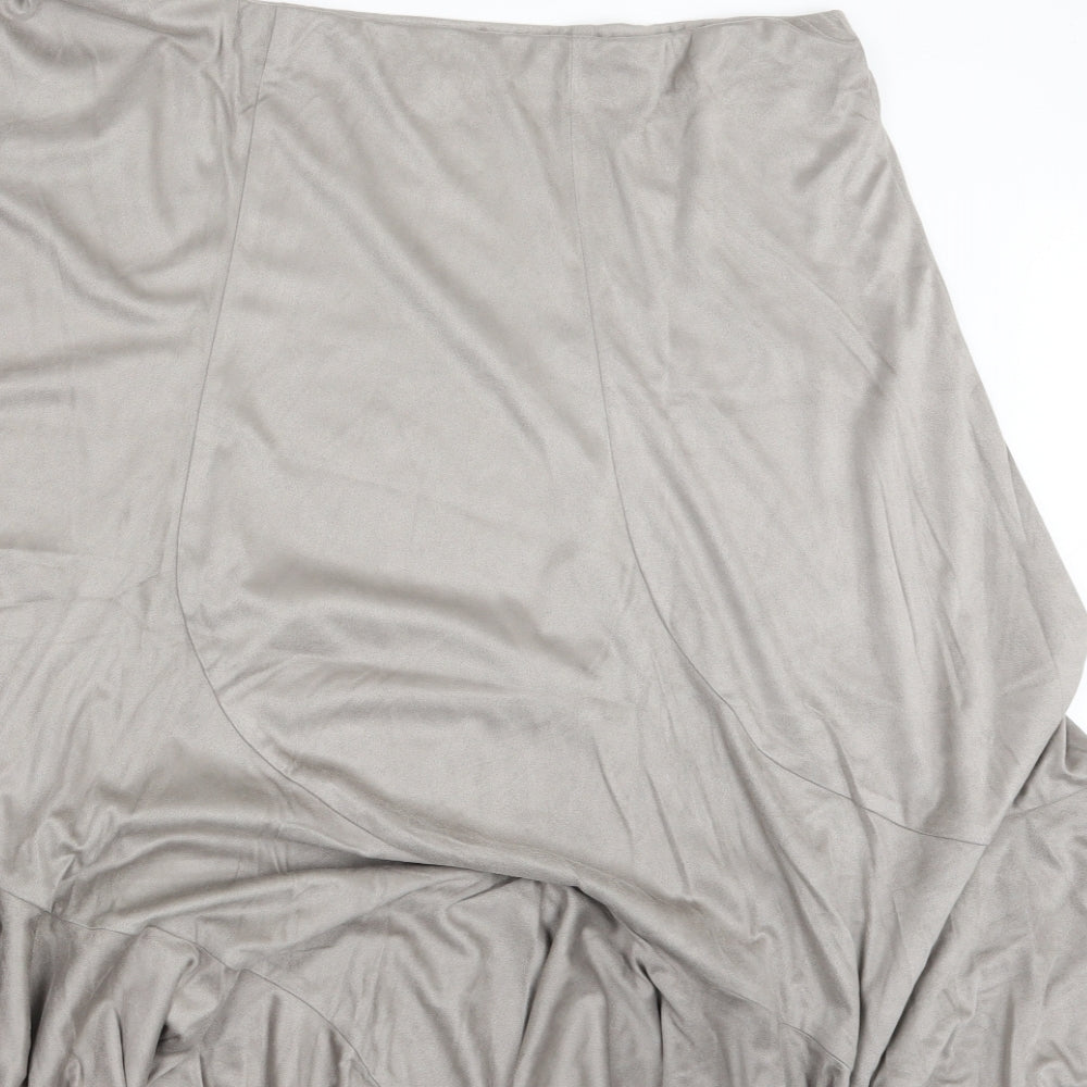 Damart Womens Grey A-Line Skirt Size 22