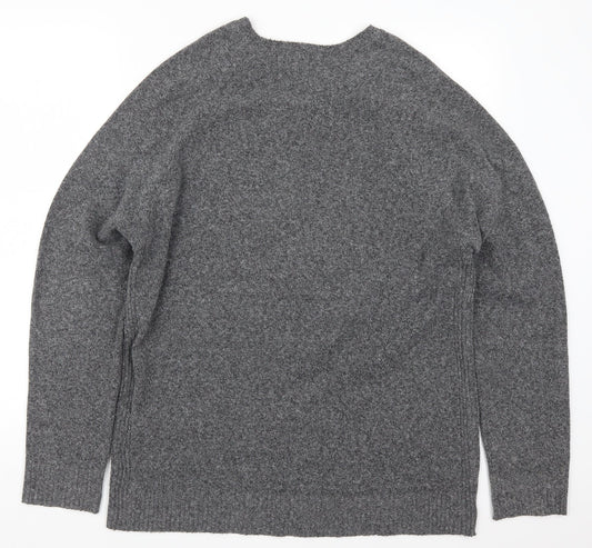 Primark Mens Grey  Knit Pullover Jumper Size L
