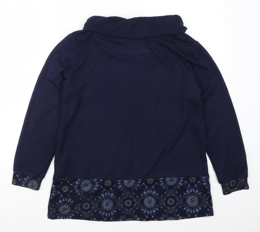 Womens UK Size M Lakeland Blue Pullover Jumper