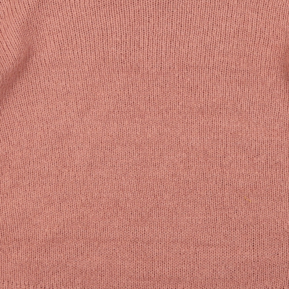 Womens UK Size S New Look Pink Pullover Jumper