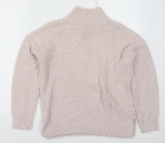 F&F Womens Pink Knit Pullover Jumper Size 10