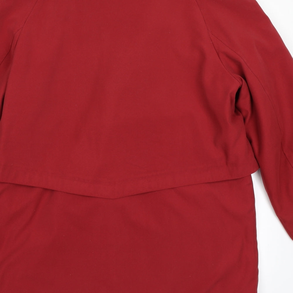 Womens UK Size M Dannimac Red Overcoat