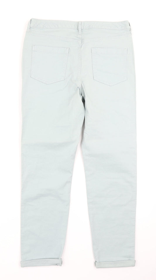 F&F Womens Blue Denim Skinny Jeans Size 10 L24 in