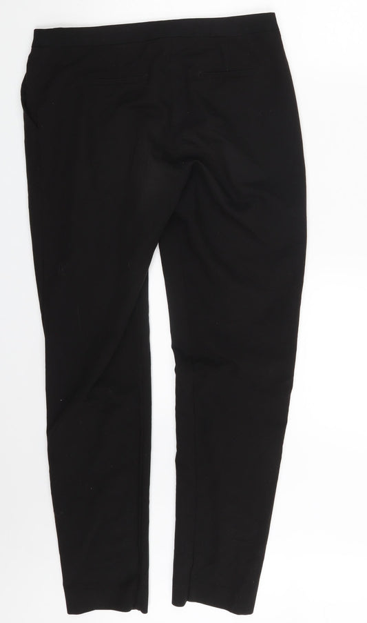 New Look Womens Black Chino Trousers Size 8 L28 in