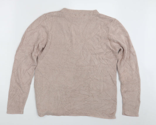 Womens UK Size M Fay Louise Pink Pullover Jumper