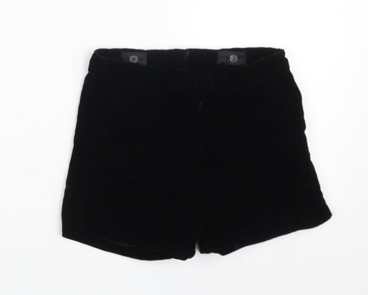 H&M Girls Black Chino Shorts Size 6-7 Years
