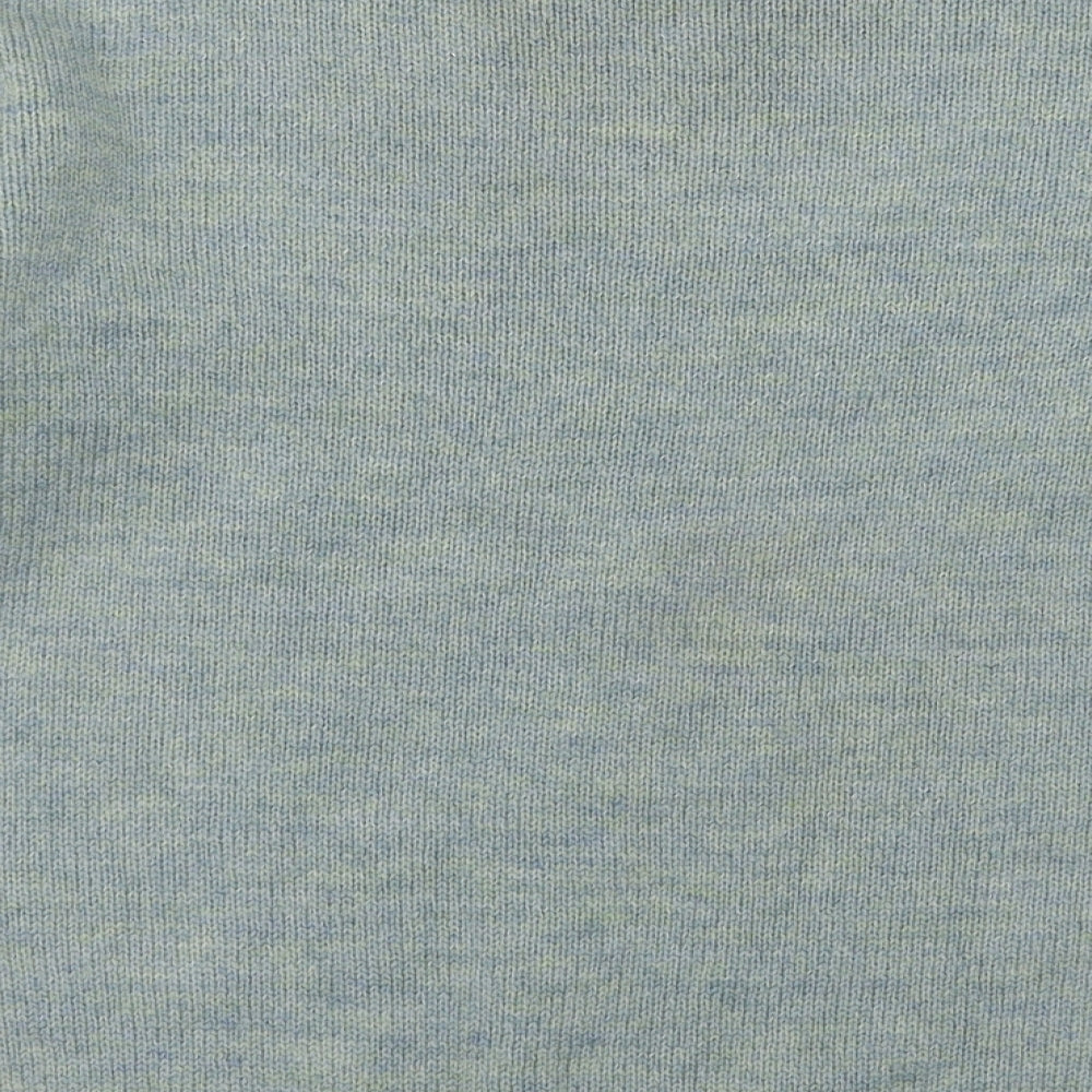 George Womens Blue Animal Print Knit Pullover Jumper Size 8