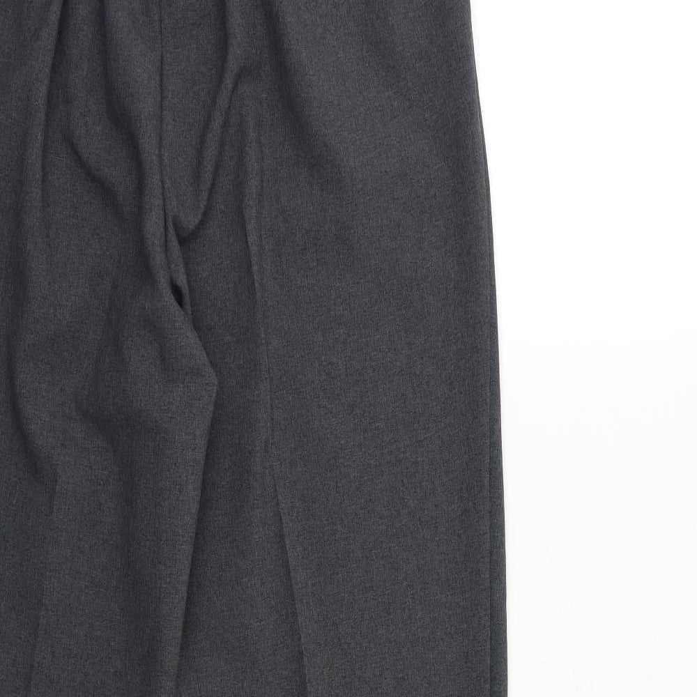 Classic Womens Grey Trousers Size 14 L26 in