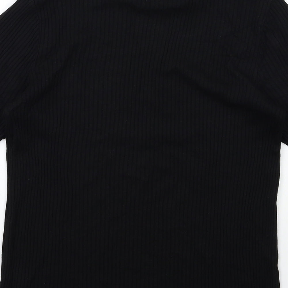 F&F Womens Black Pullover Jumper Size 12
