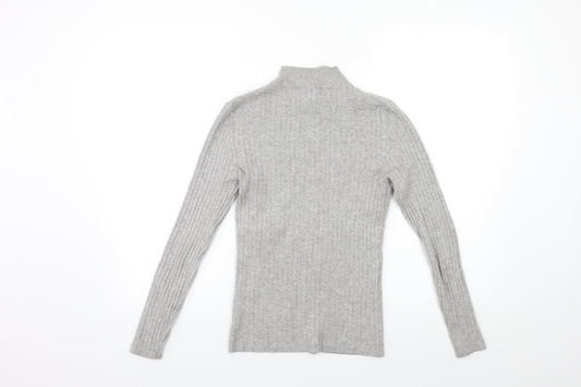 Primark Womens Grey Knit Pullover Jumper Size 10