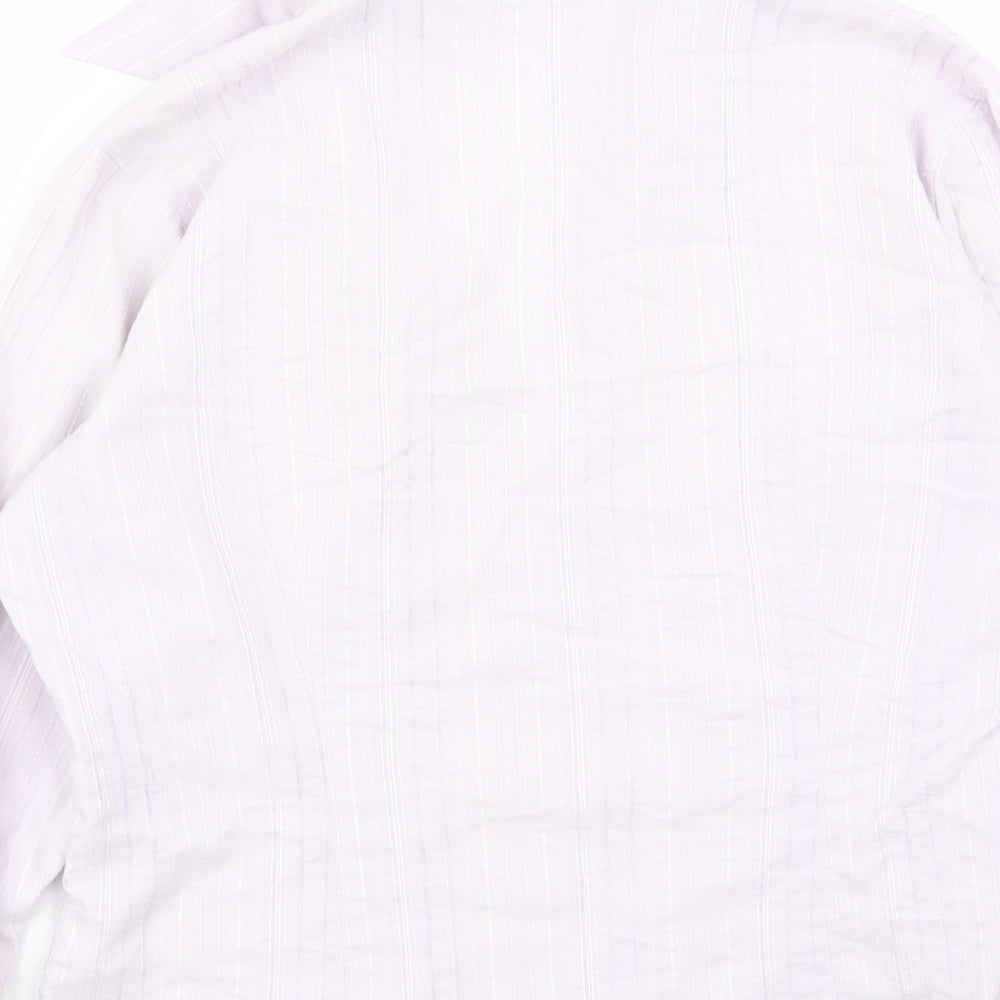Womens UK Size 10 M&S Purple Basic Blouse