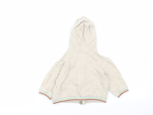 Cherokee Boys Beige Full Zip Jumper Size 9-12 Months