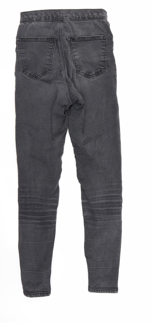 Womens UK Size 25 in Topshop Regular Fit Skinny Grey Jeans