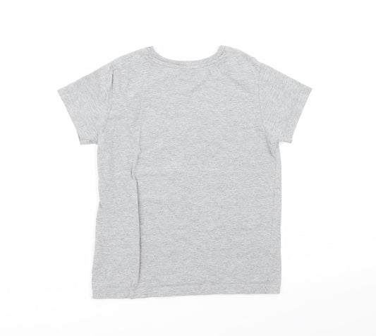 Primark Boys Grey Basic T-Shirt Size 7-8 Years