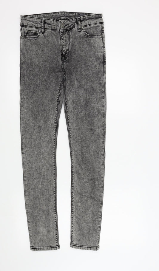 Womens UK Size 28 ASOS Regular Fit Skinny Black Jeans