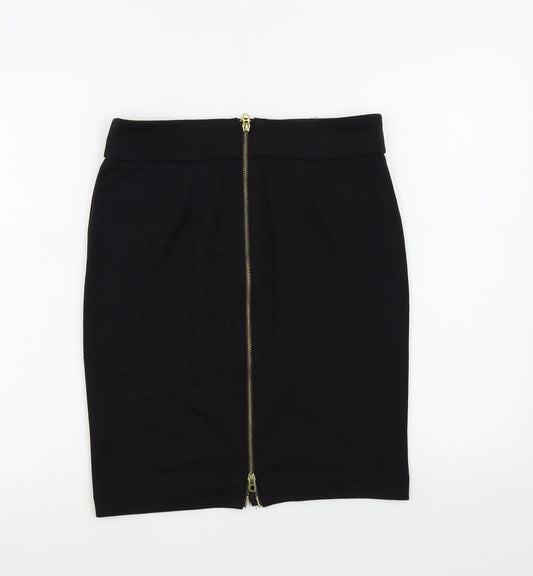 Philosophy Womens Black A-Line Skirt Size 6